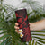 Hawaii Kauai Islands Pacific Plumeria Skinny Tumbler Red Polynesian Tattoo