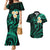 Polynesian Hawaii Couples Mermaid Dress And Hawaiian Shirt Kauai Islands with Pacific Plumeria Turquoise Vibe LT9 Turquoise - Polynesian Pride