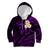 Polynesian Hawaii Kid Hoodie Kahoolawe Islands with Pacific Plumeria Purple Vibe LT9 Hoodie Purple - Polynesian Pride
