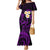 Polynesian Hawaii Mermaid Dress Kahoolawe Islands with Pacific Plumeria Purple Vibe LT9 Women Purple - Polynesian Pride