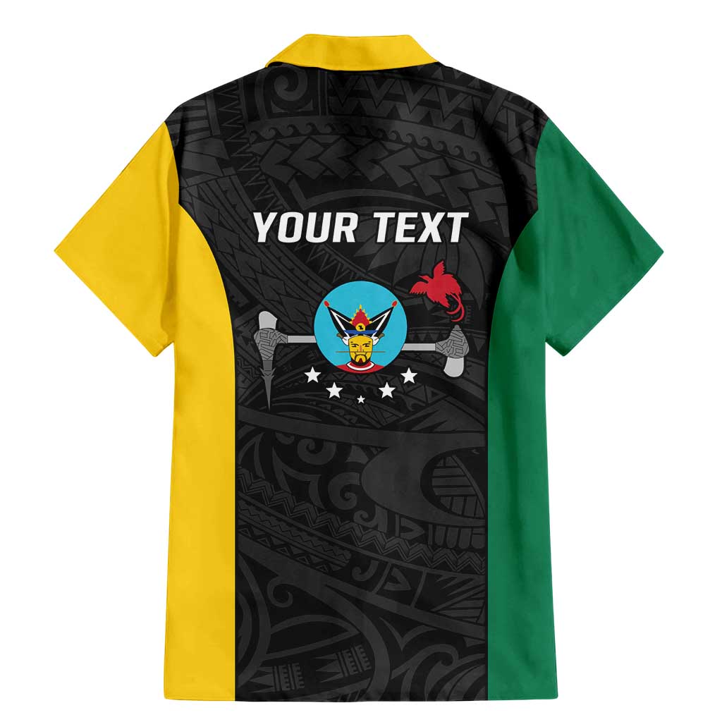 Personalised PNG Hela Province Family Matching Mermaid Dress and Hawaiian Shirt Bird of Paradise Tattoo Flag Motif - Polynesian Pride