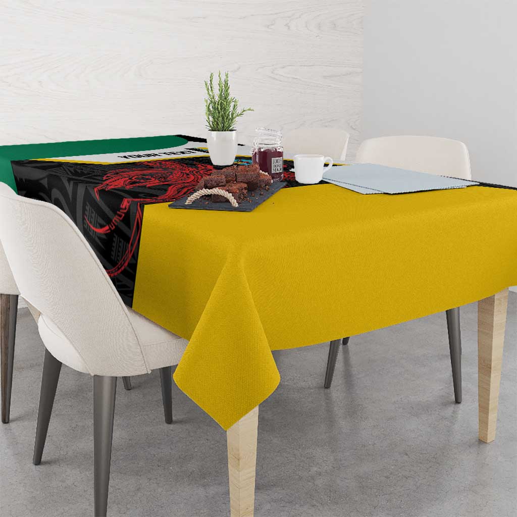 Personalised PNG Hela Province Tablecloth Bird of Paradise Tattoo Flag Motif LT9 - Polynesian Pride