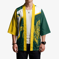 Personalised PNG Jiwaka Province Kimono Bird of Paradise Tattoo Flag Motif - Polynesian Pride