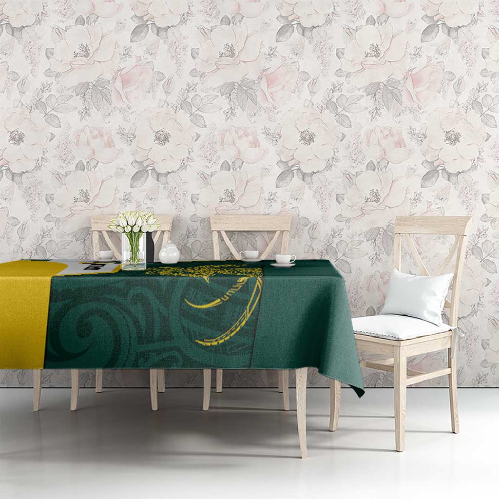 Personalised PNG Jiwaka Province Tablecloth Bird of Paradise Tattoo Flag Motif LT9 - Polynesian Pride