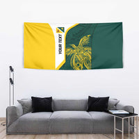 Personalised PNG Jiwaka Province Tapestry Bird of Paradise Tattoo Flag Motif - Polynesian Pride