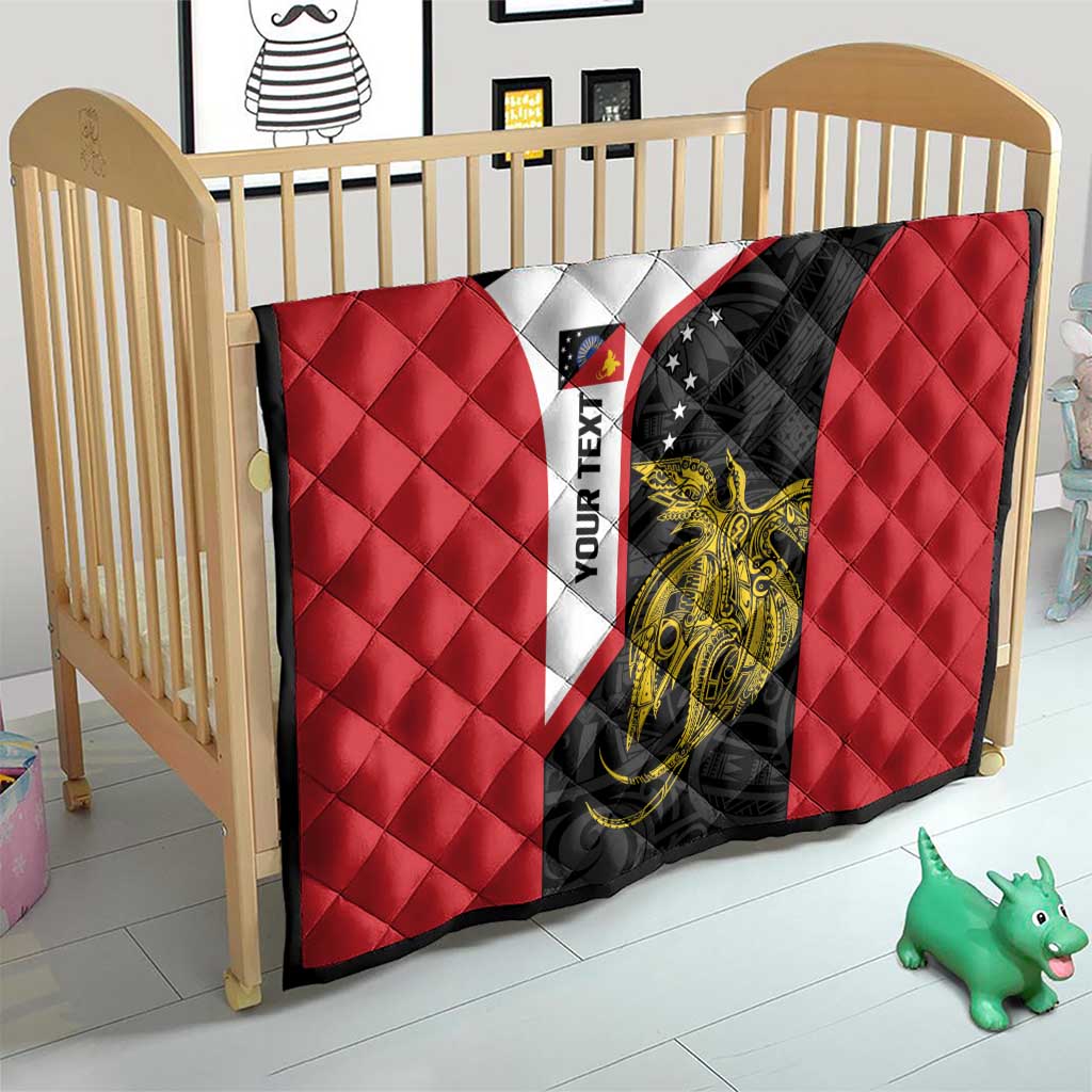 Personalised PNG Sandaun Province Quilt Bird of Paradise Tattoo Flag Motif - Polynesian Pride