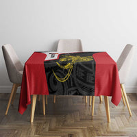 Personalised PNG Sandaun Province Tablecloth Bird of Paradise Tattoo Flag Motif LT9 - Polynesian Pride