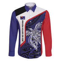 Personalised PNG West New Britain Province Family Matching Off Shoulder Short Dress and Hawaiian Shirt Bird of Paradise Tattoo Flag Motif - Polynesian Pride