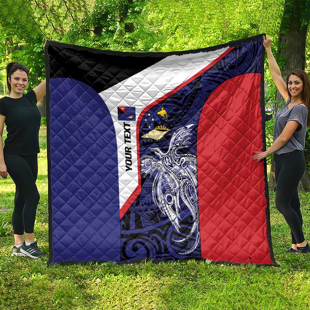 Personalised PNG West New Britain Province Quilt Bird of Paradise Tattoo Flag Motif - Polynesian Pride