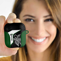 Personalised PNG Western Highlands Province AirPods Case Bird of Paradise Tattoo Flag Motif - Polynesian Pride