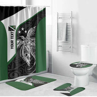 Personalised PNG Western Highlands Province Bathroom Set Bird of Paradise Tattoo Flag Motif - Polynesian Pride