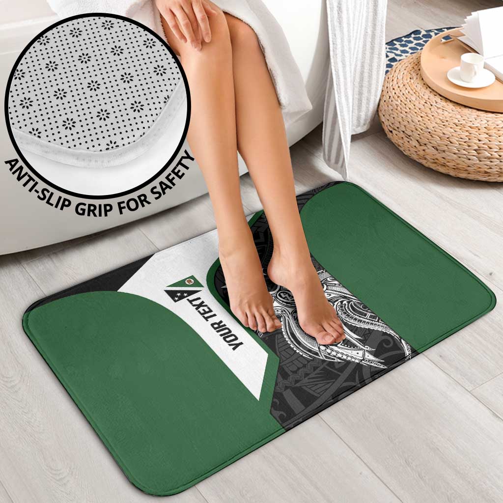 Personalised PNG Western Highlands Province Bathroom Set Bird of Paradise Tattoo Flag Motif - Polynesian Pride