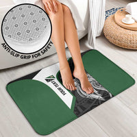 Personalised PNG Western Highlands Province Bathroom Set Bird of Paradise Tattoo Flag Motif - Polynesian Pride