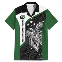 Personalised PNG Western Highlands Province Family Matching Mermaid Dress and Hawaiian Shirt Bird of Paradise Tattoo Flag Motif - Polynesian Pride