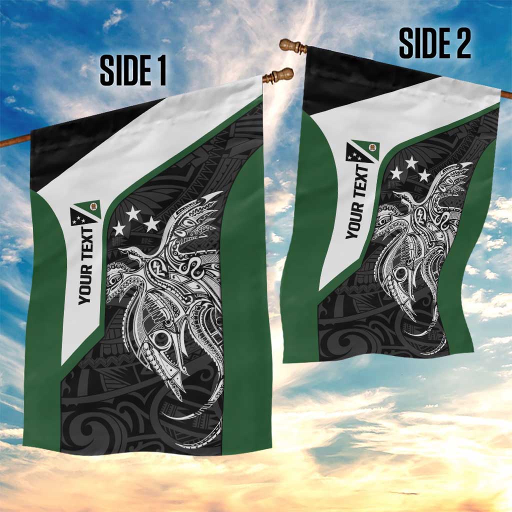 Personalised PNG Western Highlands Province Garden Flag Bird of Paradise Tattoo Flag Motif - Polynesian Pride