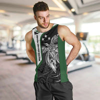Personalised PNG Western Highlands Province Men Tank Top Bird of Paradise Tattoo Flag Motif - Polynesian Pride