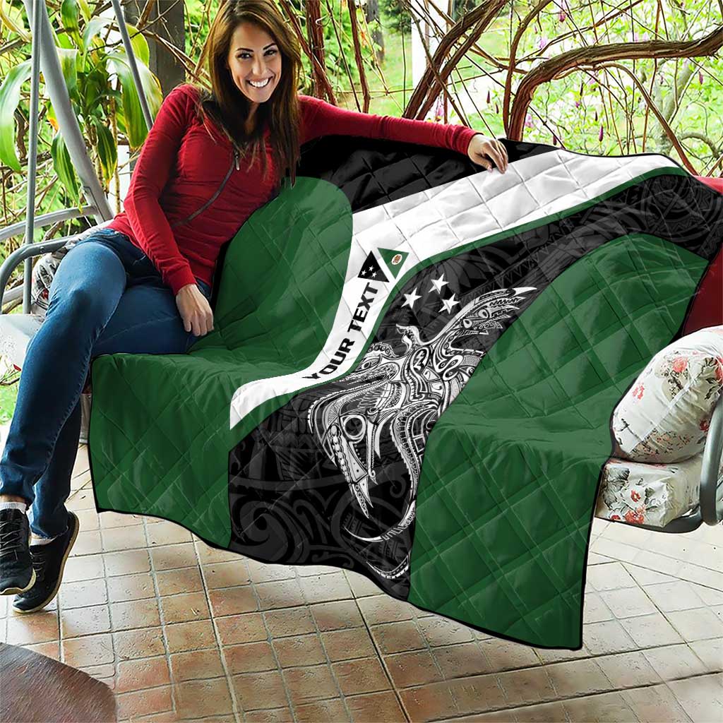 Personalised PNG Western Highlands Province Quilt Bird of Paradise Tattoo Flag Motif - Polynesian Pride