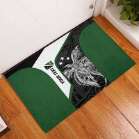 Personalised PNG Western Highlands Province Rubber Doormat Bird of Paradise Tattoo Flag Motif - Polynesian Pride