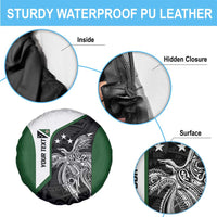 Personalised PNG Western Highlands Province Spare Tire Cover Bird of Paradise Tattoo Flag Motif - Polynesian Pride