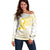 Be Bold Go Gold Polyneisan Ribbon Childhood Personalised Off Shoulder Sweater