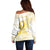 Be Bold Go Gold Polyneisan Ribbon Childhood Personalised Off Shoulder Sweater