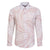 White Sunday Lotu Tamaiti Family Matching Off The Shoulder Long Sleeve Dress and Hawaiian Shirt Polynesian Wave Pastel Blush - Polynesian Pride
