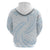 White Sunday Lotu Tamaiti Hoodie Polynesian Wave Pastel Sky Blue - Polynesian Pride