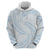 White Sunday Lotu Tamaiti Hoodie Polynesian Wave Pastel Sky Blue - Polynesian Pride