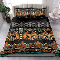Black Batik Papua-inspired Pattern Bedding Set LT9 - Polynesian Pride