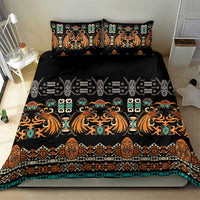 Black Batik Papua-inspired Pattern Bedding Set LT9 - Polynesian Pride
