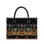 Black Batik Papua-inspired Pattern Leather Bag - Polynesian Pride