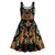 Black Batik Papua-inspired Pattern Midi Dress - Polynesian Pride