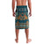 Dark Cyan Blue Batik Papua-inspired Pattern Lavalava - Polynesian Pride