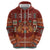 Oxblood Batik Papua-inspired Pattern Hoodie - Polynesian Pride