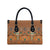 Terracotta Batik Papua-inspired Pattern Leather Bag - Polynesian Pride