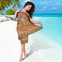 Terracotta Batik Papua-inspired Pattern Sarong LT9 - Polynesian Pride