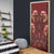 Oxblood Bird of Batik Papua Door Cover Exotic Natural Wealth of Papua - Polynesian Pride