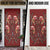 Oxblood Bird of Batik Papua Door Cover Exotic Natural Wealth of Papua - Polynesian Pride