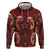 Oxblood Bird of Batik Papua Hoodie Exotic Natural Wealth of Papua - Polynesian Pride