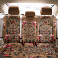 Terracotta Bird of Batik Papua Back Car Seat Cover Exotic Natural Wealth of Papua - Polynesian Pride