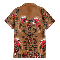 Terracotta Bird of Batik Papua Family Matching Mermaid Dress and Hawaiian Shirt Exotic Natural Wealth of Papua - Polynesian Pride