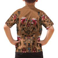 Terracotta Bird of Batik Papua Hawaiian Shirt Exotic Natural Wealth of Papua - Polynesian Pride