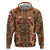 Terracotta Bird of Batik Papua Hoodie Exotic Natural Wealth of Papua - Polynesian Pride