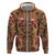 Terracotta Bird of Batik Papua Hoodie Exotic Natural Wealth of Papua - Polynesian Pride