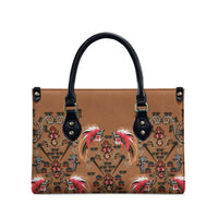 Terracotta Bird of Batik Papua Leather Bag Exotic Natural Wealth of Papua - Polynesian Pride