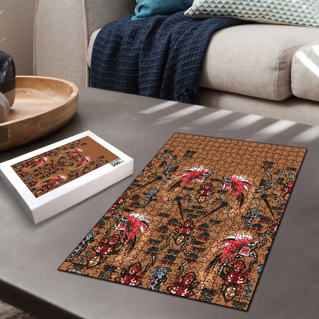 Terracotta Bird of Batik Papua Puzzle Exotic Natural Wealth of Papua LT9 - Polynesian Pride