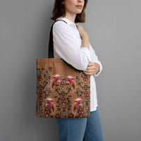 Terracotta Bird of Batik Papua Tote Bag Exotic Natural Wealth of Papua LT9 - Polynesian Pride