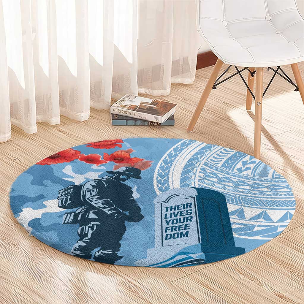 FSM Verterans Day Round Carpet Their Lives Your Freedom