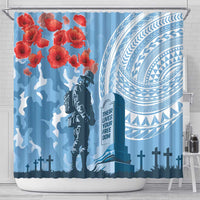 FSM Verterans Day Shower Curtain Their Lives Your Freedom LT9 - Polynesian Pride
