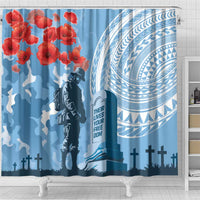 FSM Verterans Day Shower Curtain Their Lives Your Freedom LT9 - Polynesian Pride